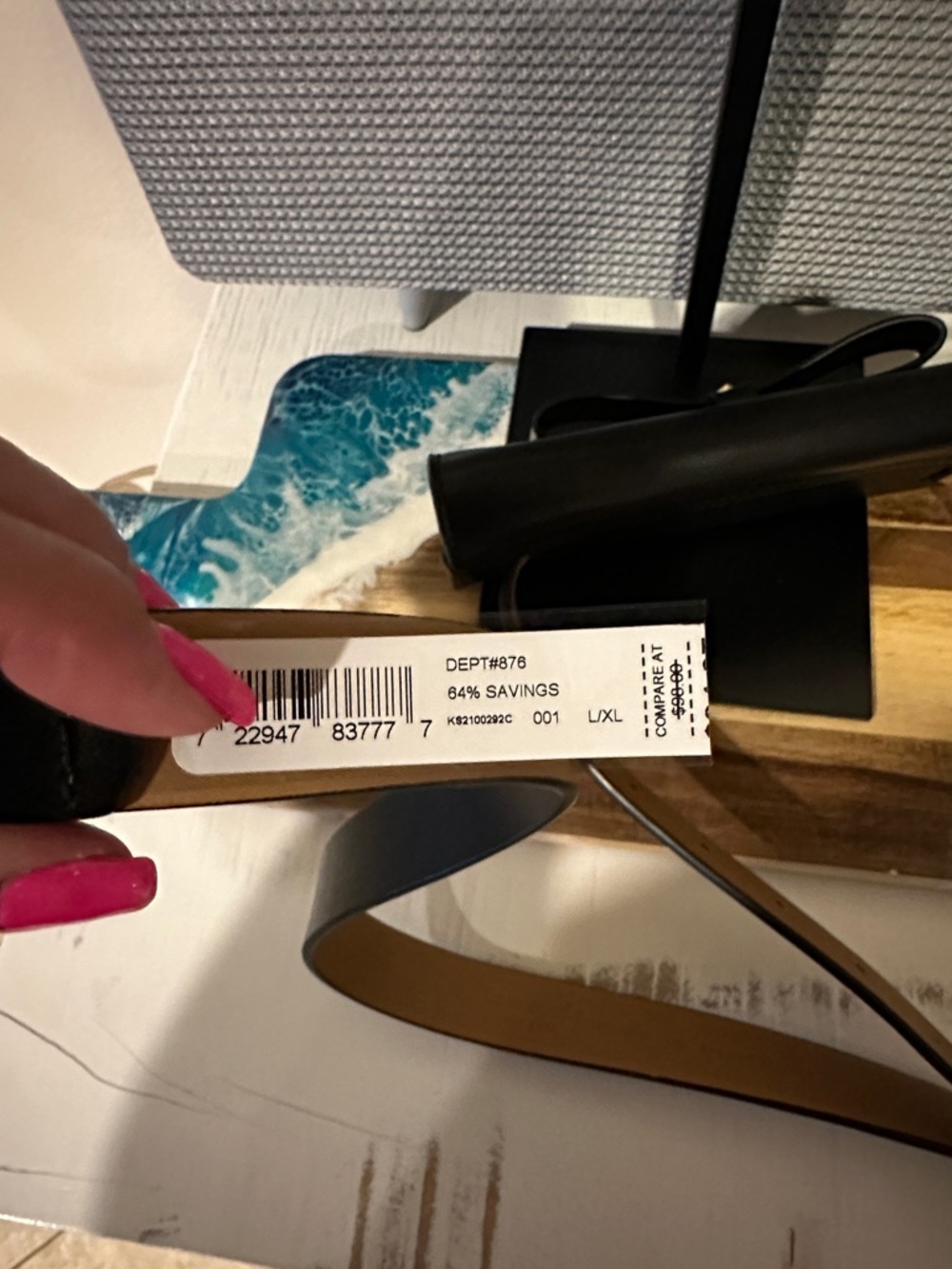 kate spade Black Belt Bag Bow-Accent Crossbody Bag - Picture 3 of 5